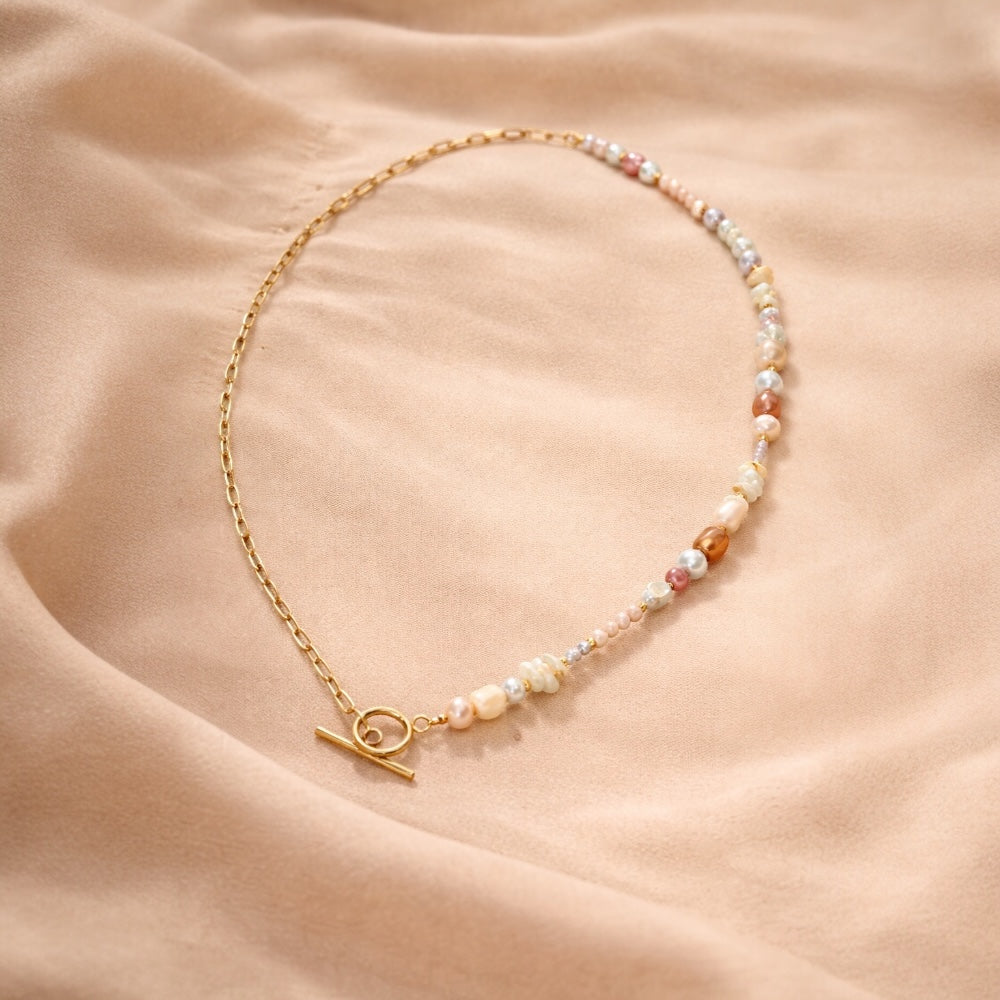 Luna -Mare - Ketting - Zoetwaterparel