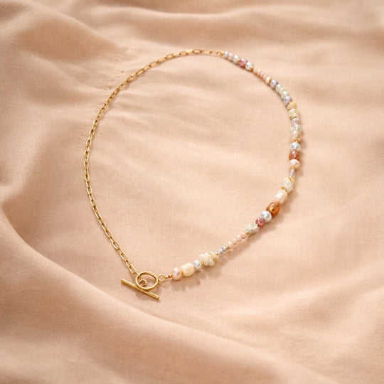 Luna -Mare - Ketting - Zoetwaterparel