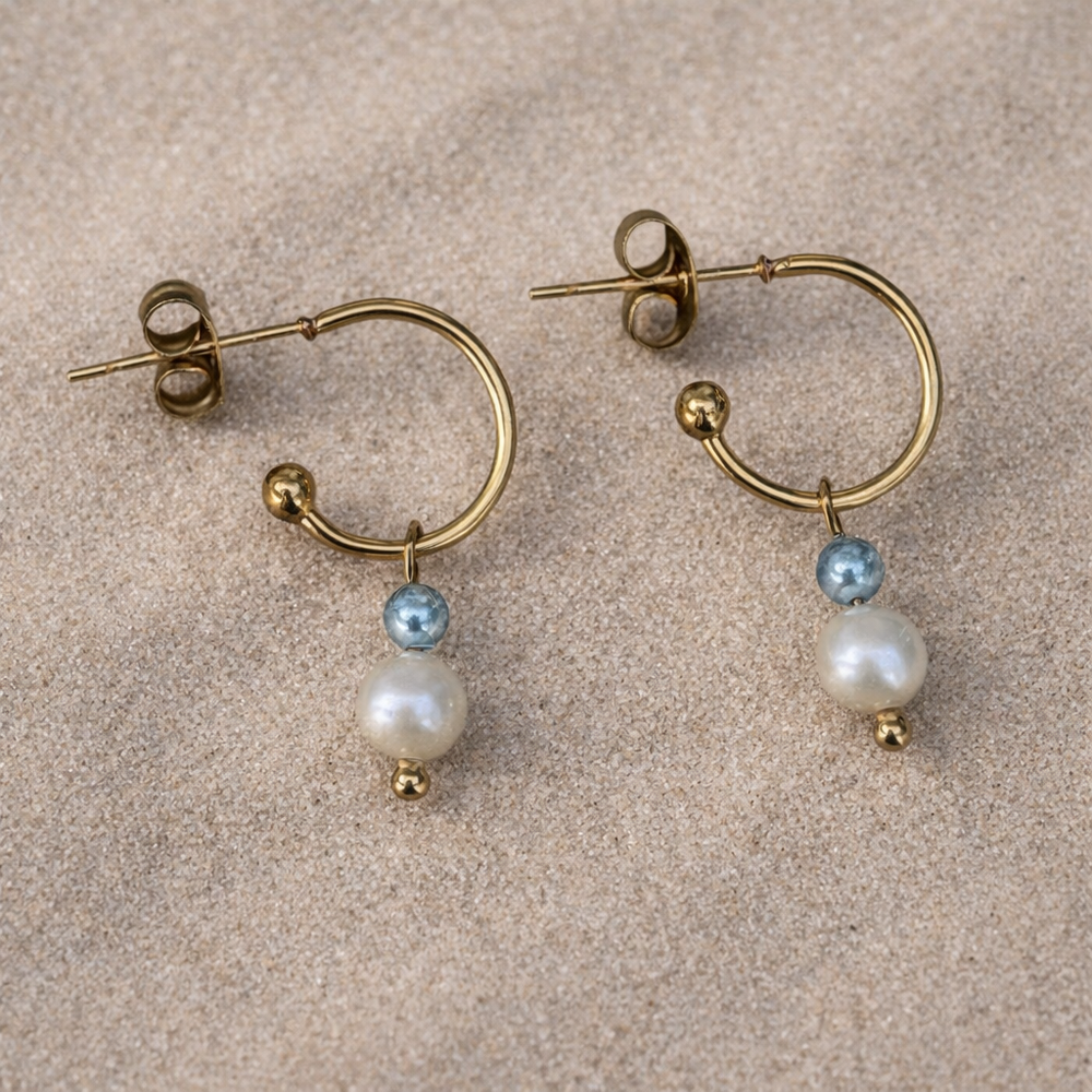 Soft Glow - Earring - Freshwater pearl