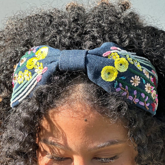 Flora Blue - Haarband