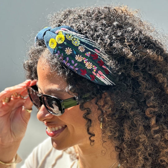 Flora Blue - Haarband