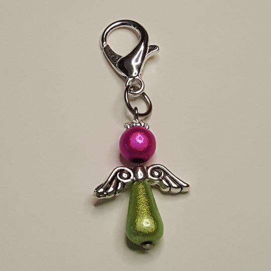 Geluksengeltje - Sleutelhanger - zelf de kleur uitkiezen!