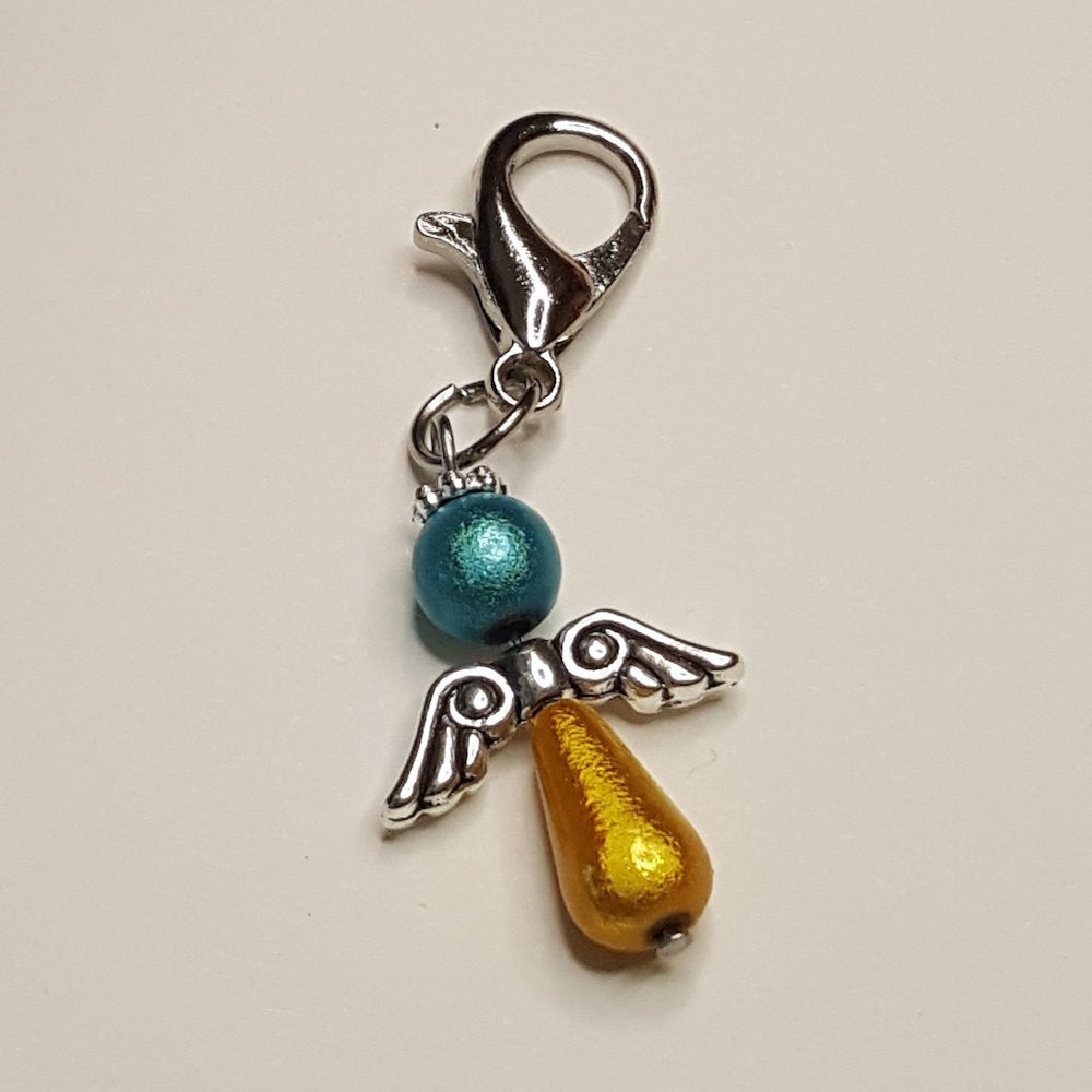 Geluksengeltje - Sleutelhanger - zelf de kleur uitkiezen!