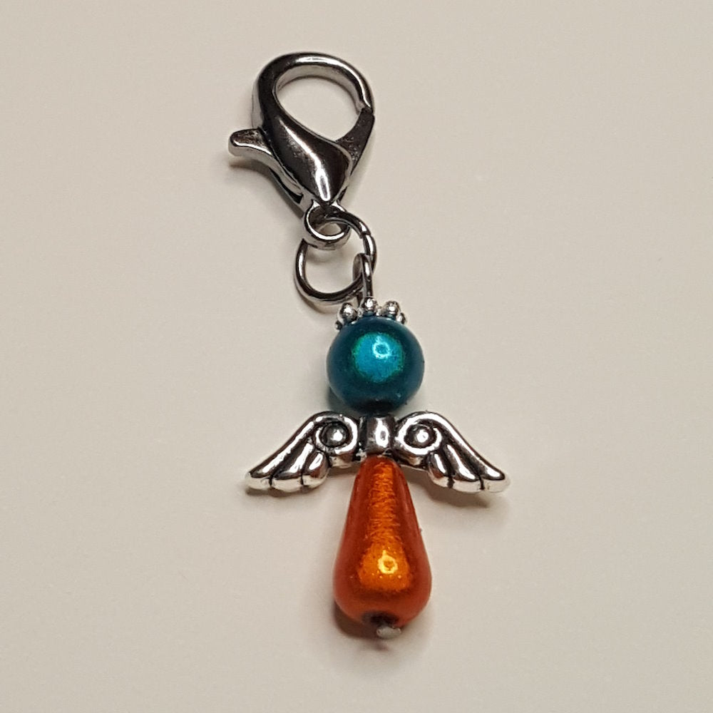 Geluksengeltje - Sleutelhanger - zelf de kleur uitkiezen!
