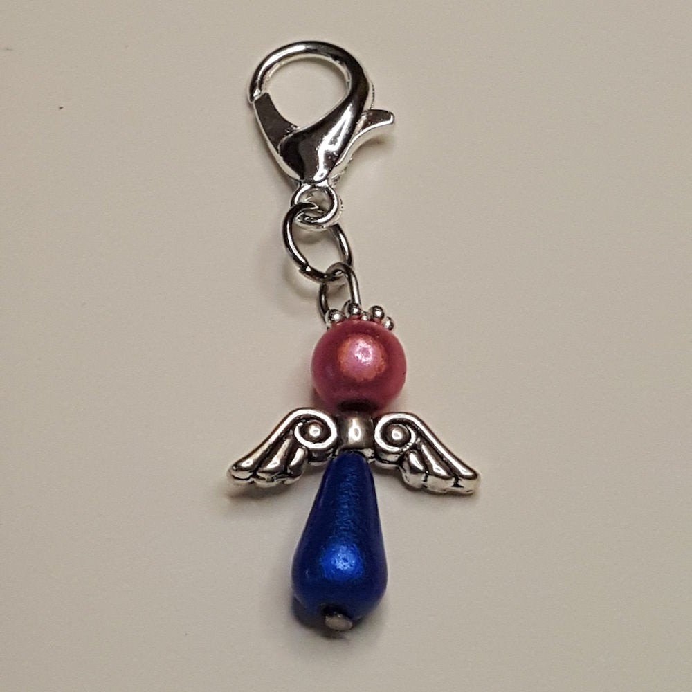 Geluksengeltje - Sleutelhanger - zelf de kleur uitkiezen!