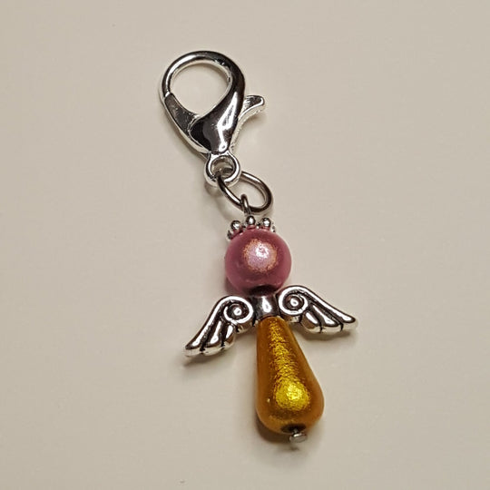 Geluksengeltje - Sleutelhanger - zelf de kleur uitkiezen!