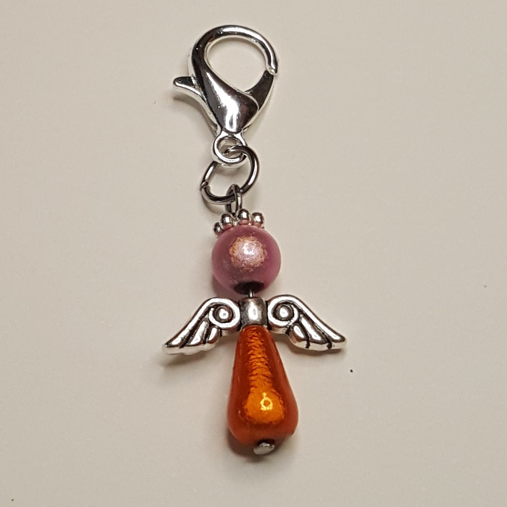 Geluksengeltje - Sleutelhanger - zelf de kleur uitkiezen!