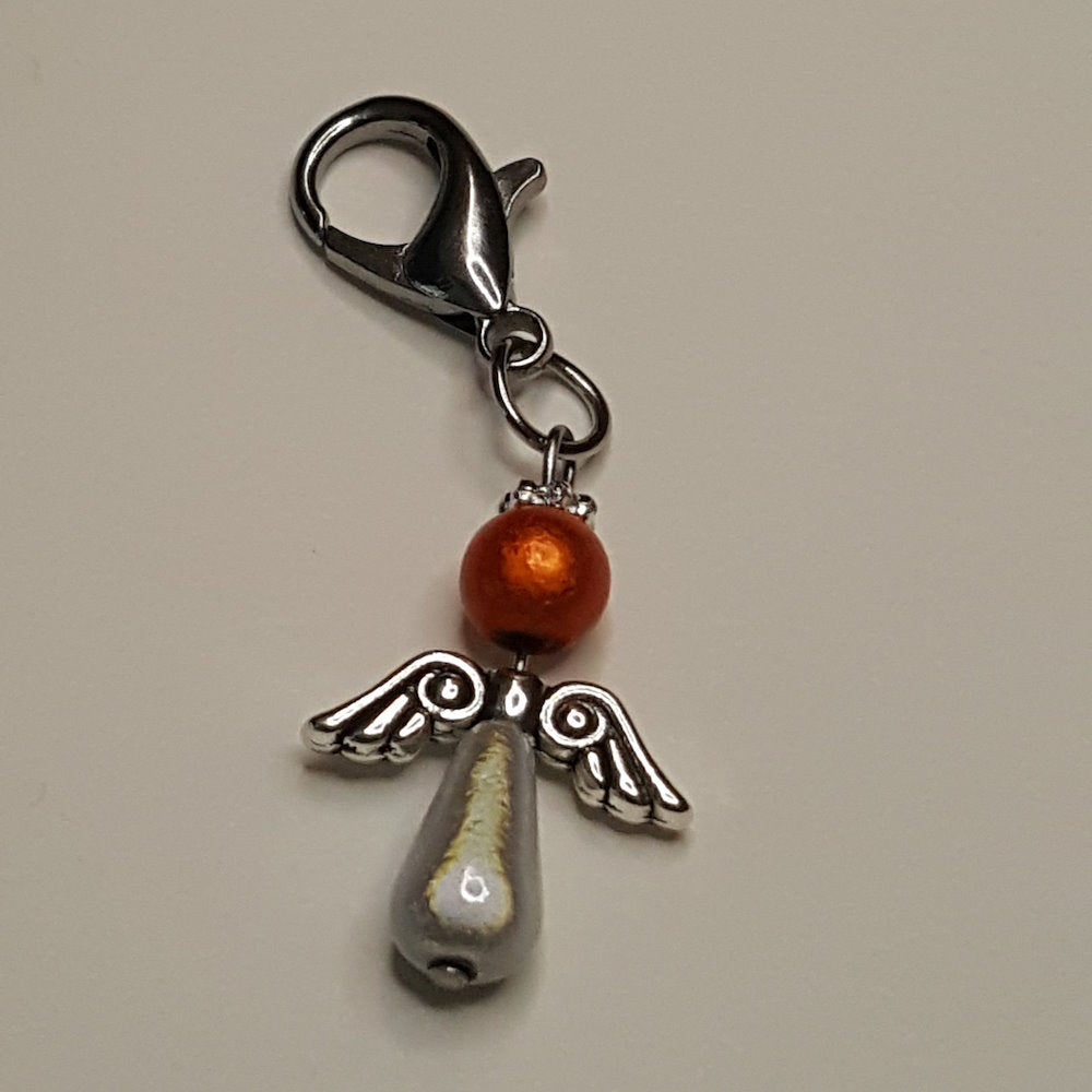 Geluksengeltje - Sleutelhanger - zelf de kleur uitkiezen!