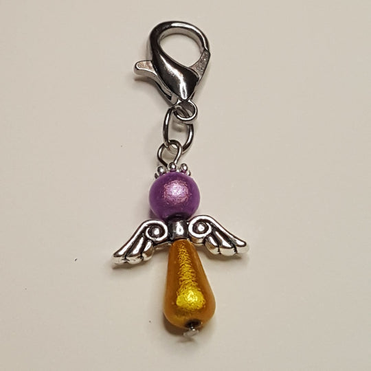 Geluksengeltje - Sleutelhanger - zelf de kleur uitkiezen!