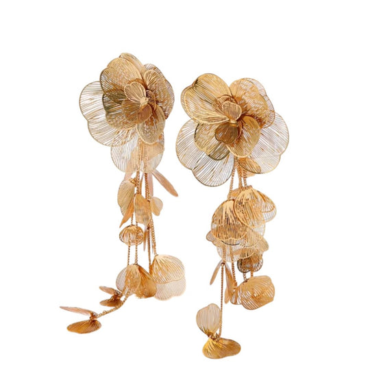 Golden Bloom - Oorbellen