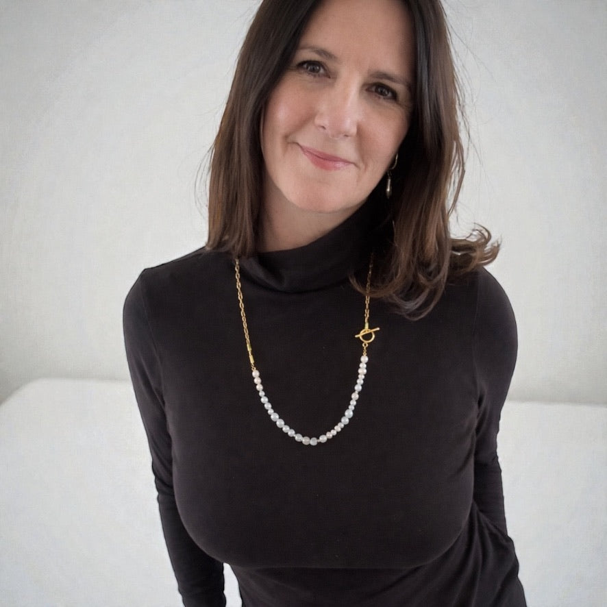 Ivory - Ketting - Zoetwaterparel