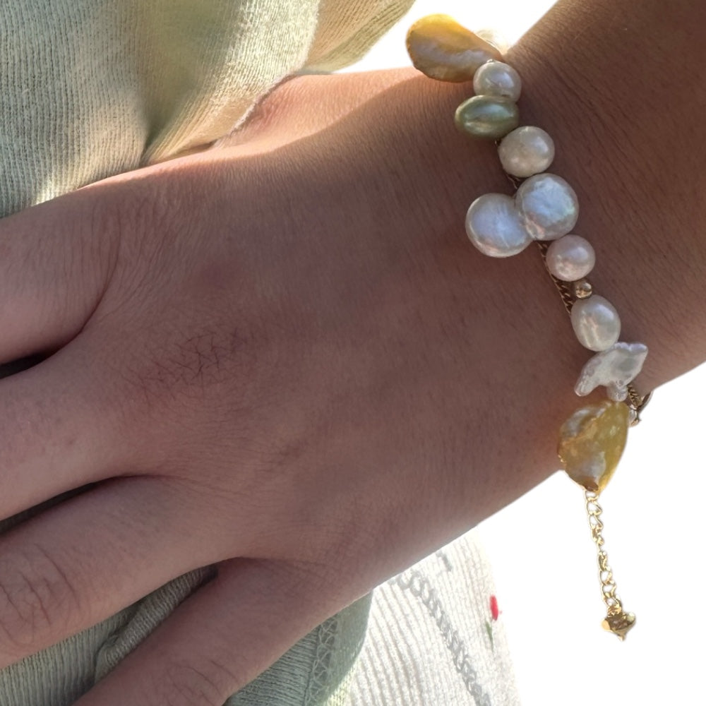 Nicole - Armband- Zoetwaterparels