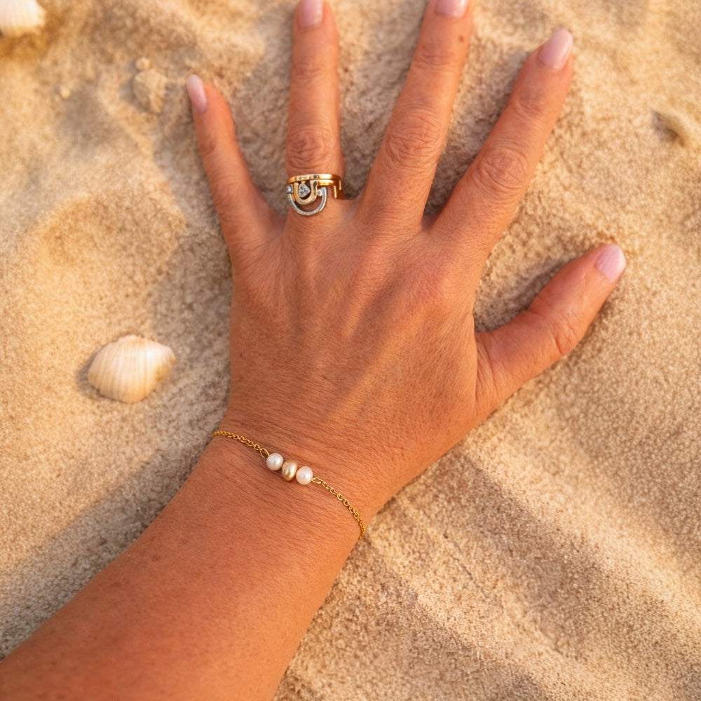 Hilde - Armband - Zoetwaterparel