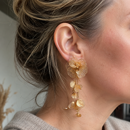 Golden Bloom - Earrings