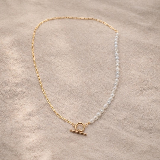Ivory - Ketting - Zoetwaterparel