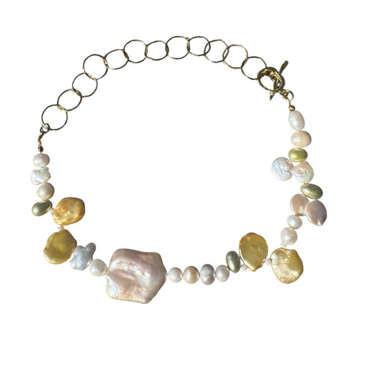 Nicole - Ketting- Zoetwaterparels