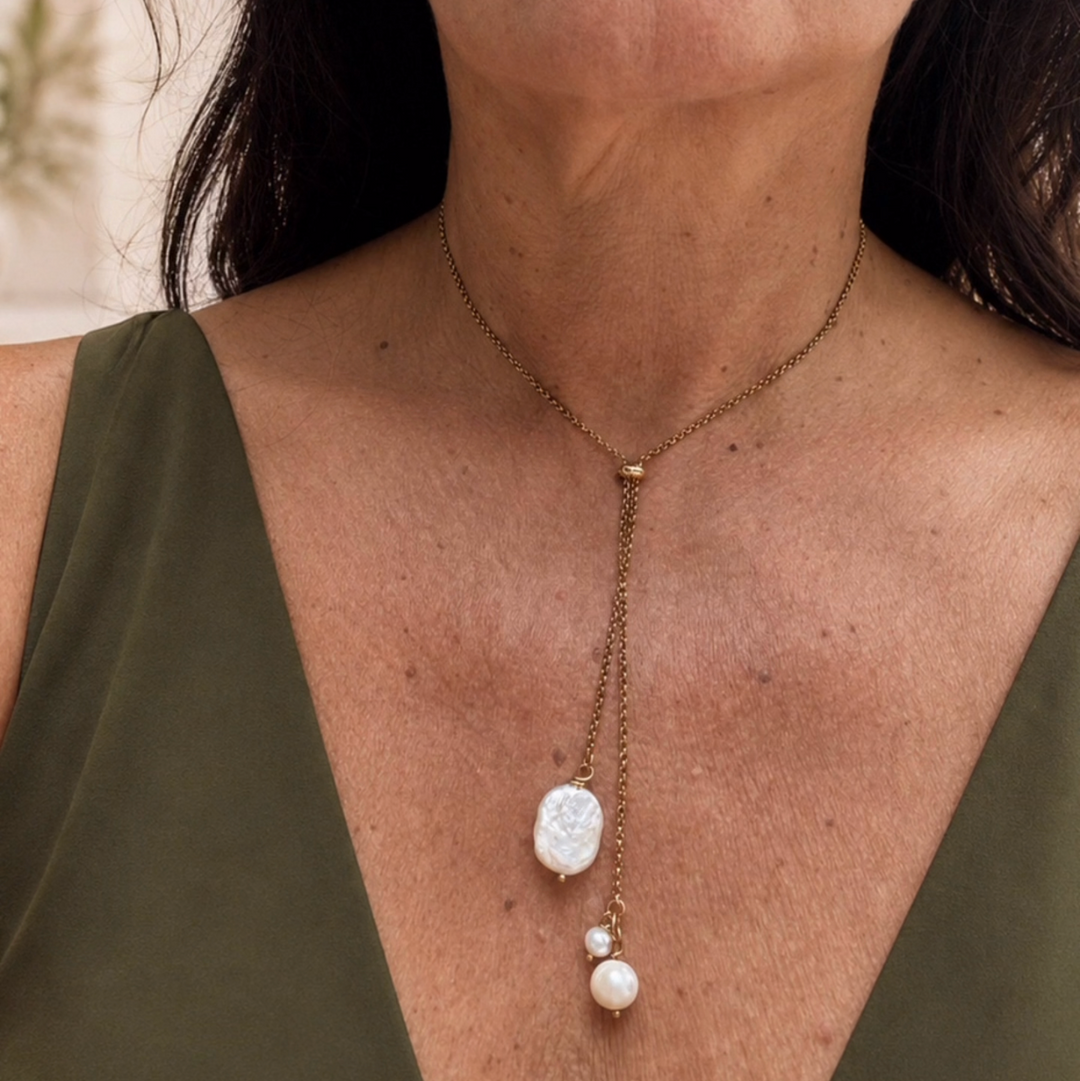 Wilma- Ketting - Zoetwaterparel